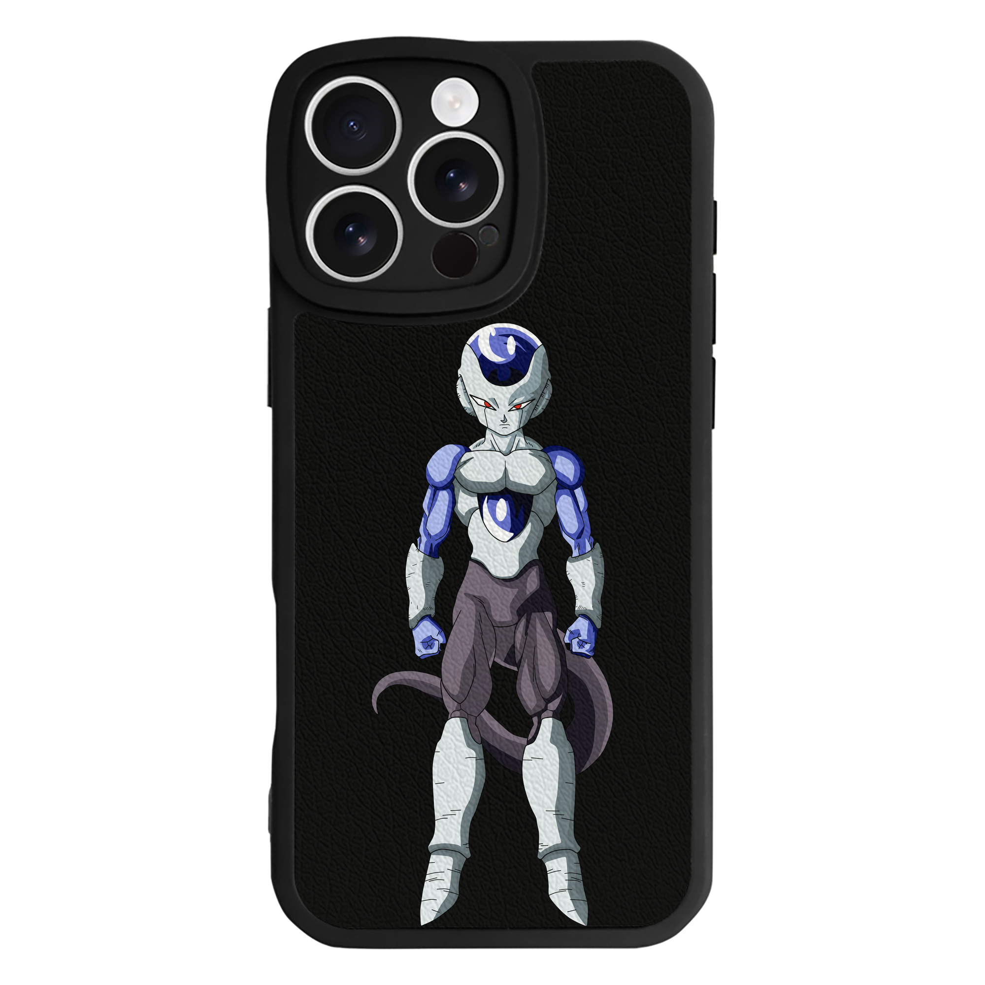 （画像用） ドラゴンボール フリーザ DRAGON BALL Frieza 【iPhone 16シリーズ対応】シリコンスマホケース（レザー調） 材質：シリコン